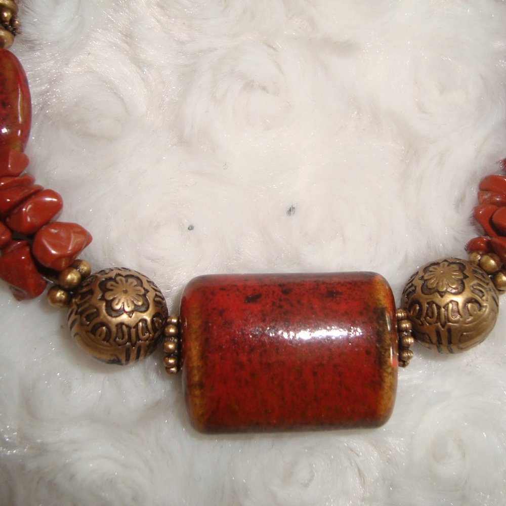 COLD WATER CREEK BEADED NECKLACE